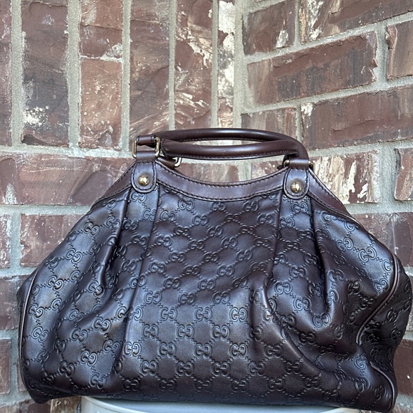 SOLD Gucci Sukey Convertible Boston Bag Guccissima Leather - Picture 5 of 8